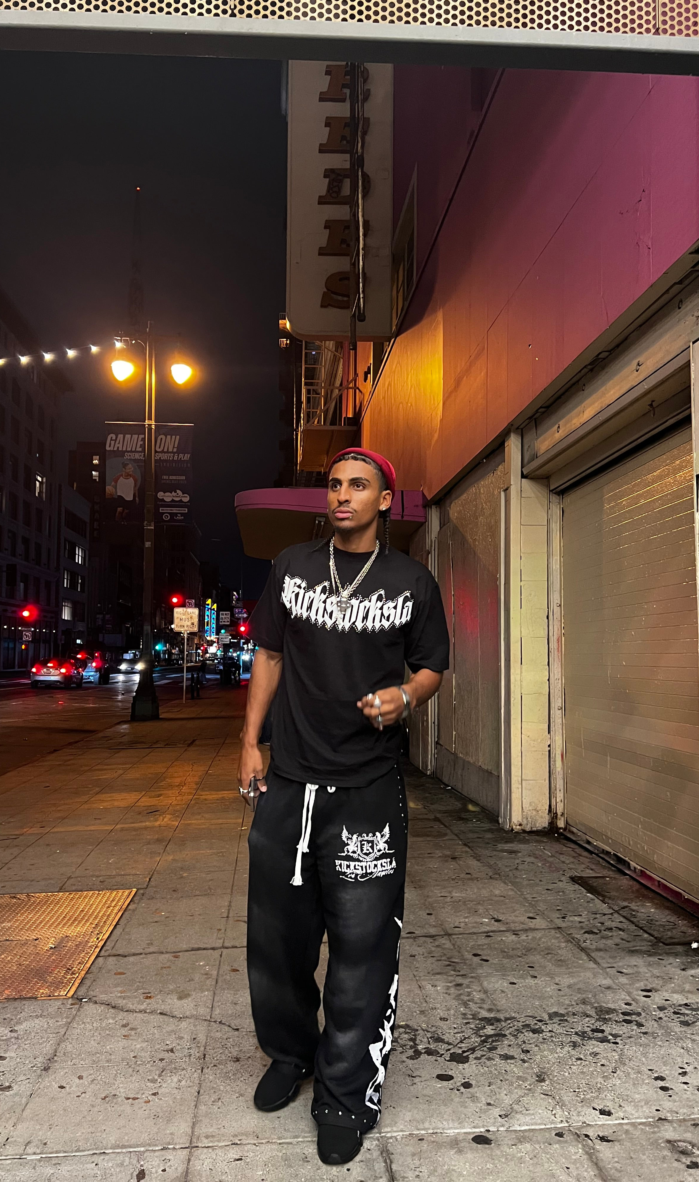 KICKSTOCKSLA PUFF RHINESTONES TEE